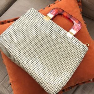 Vintage chained metal bag